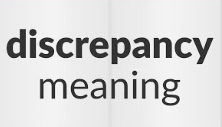 discrepancy definition